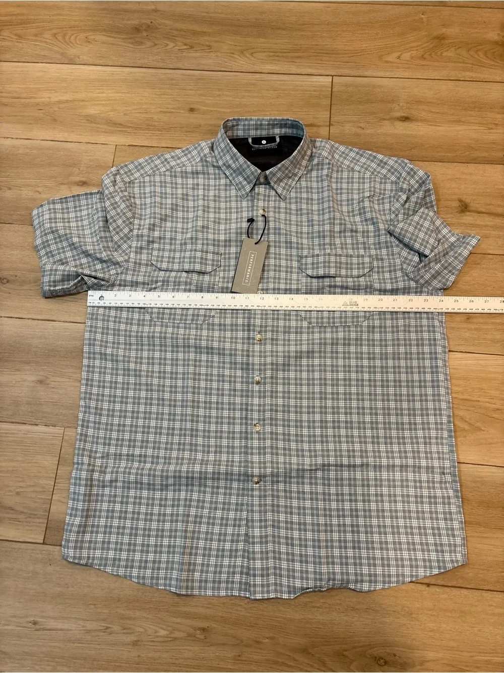 NEW SOUTHERN MARSH short sleeve merida mar performance shirt in washed slate